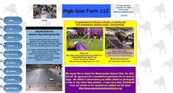 Desktop Screenshot of highgoalfarm.com